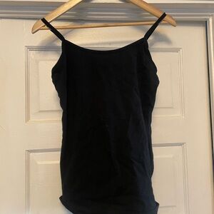 Women's Black Spaghetti Strap Top